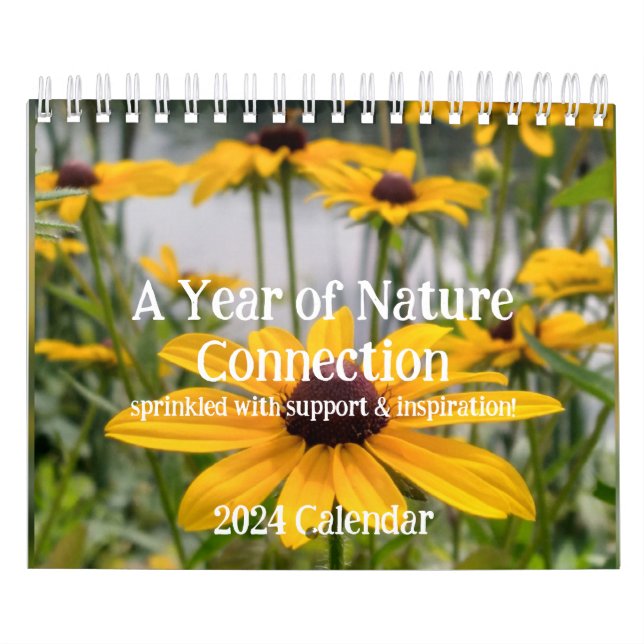 2024 Monthly Calendar-A Year of Nature Connection Calendar (Cover)