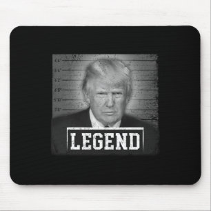 2024 Mugshot President Legend Save America Vintage Mouse Mat