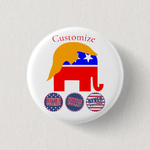2024 Never Trump Thunder_Cove 3 Cm Round Badge