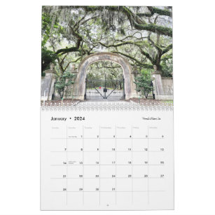 *2024 (NEW!) Charming Savannah Calendar 