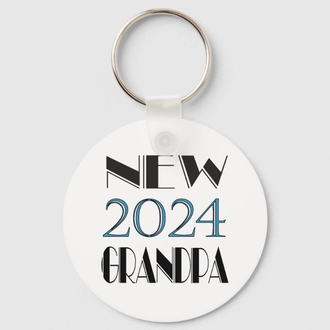 2024 New Grandpa Keychain (Front)