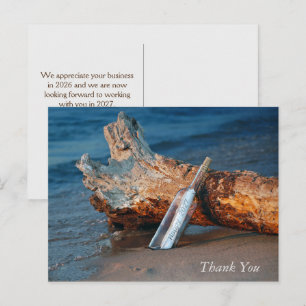 2024 New Year Business Thank You Postcard