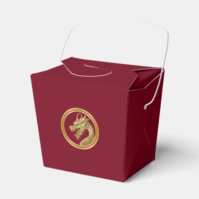 2024-New Years Eve Party-Chinese New Year Dragon- Favour Box (Front Side)