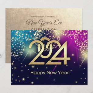 2024 New Year's Eve Party  Invitation