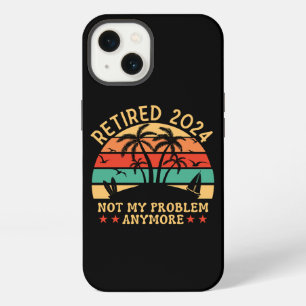 2024 Officially Retirement, Funny Retirement iPhone 13 Case