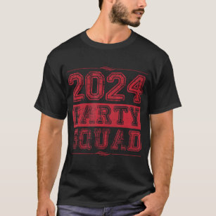2024 Party Squad Distressed Chinese New Years Eve T-Shirt