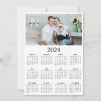 2024 Photo Monogram Calendar