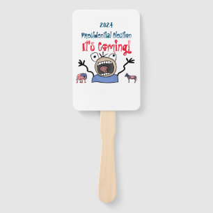 2024 Presidential Election, It's Coming! Hand Fan