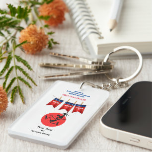 2024 Presidential Election, Running Man Edition Key Ring