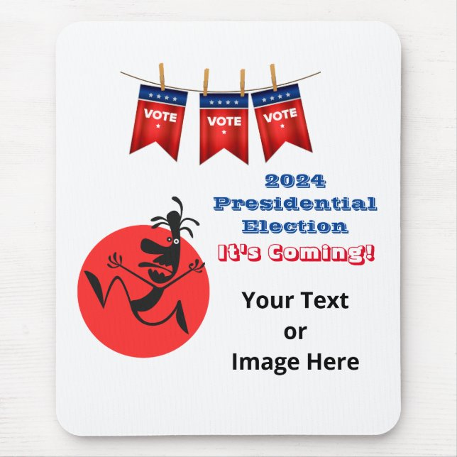2024 Presidential Election, Running Man Edition Mouse Mat (Front)