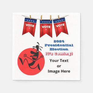 2024 Presidential Election, Running Man Edition Napkin