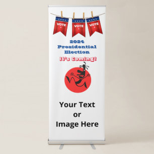 2024 Presidential Election, Running Man Edition Retractable Banner