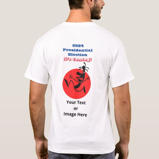 2024 Presidential Election, Running Man Edition T-Shirt (Back)