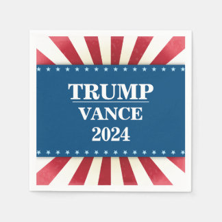 2024 Presidential Election Trump Vance Napkin