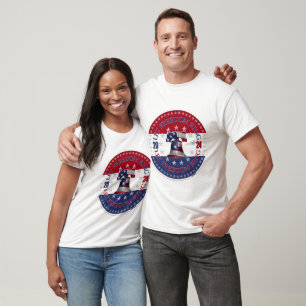 2024 Red and Blue Let Freedom Ring Liberty Bell T-Shirt