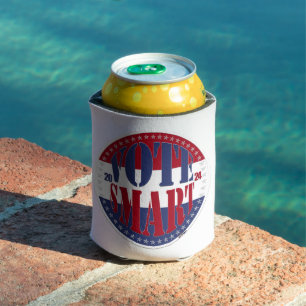 2024 Red and Blue VOTE SMART 2 Can Cooler