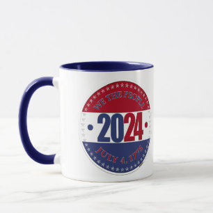 2024 Red and Blue We The People Mug