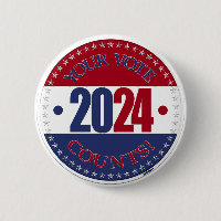 2024 Red and Blue Your Vote Counts