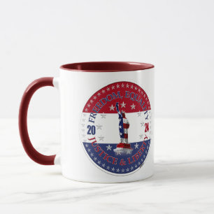 2024 Red Blue Freedom, Equality, Justice Liberty S Mug