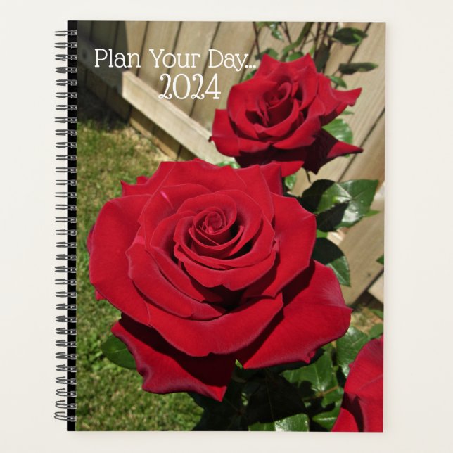 2024 Roses Planner - Hardcover (Front)
