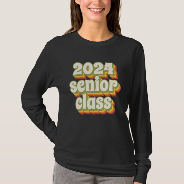 2024 Senior Class Retro T-Shirt (Front)