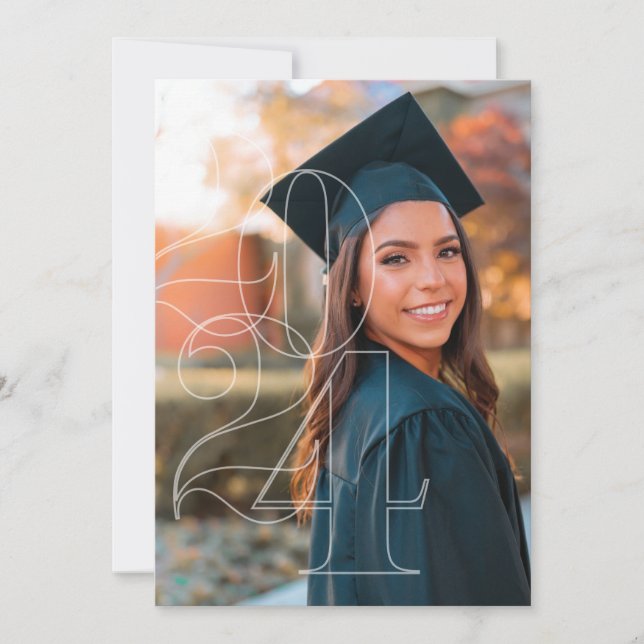 2024 Senior Photo Graduation Announcement (Front)