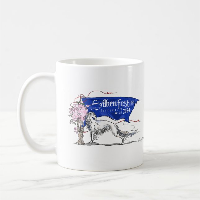2024 Silkenfest logo mug (Left)