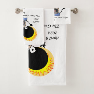 2024 Solar Eclipse Survival Edition Bath Towel Set