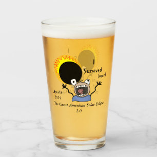 2024 Solar Eclipse Survival Edition Glass