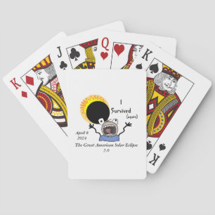 2024 Solar Eclipse Survival Edition Playing Cards
