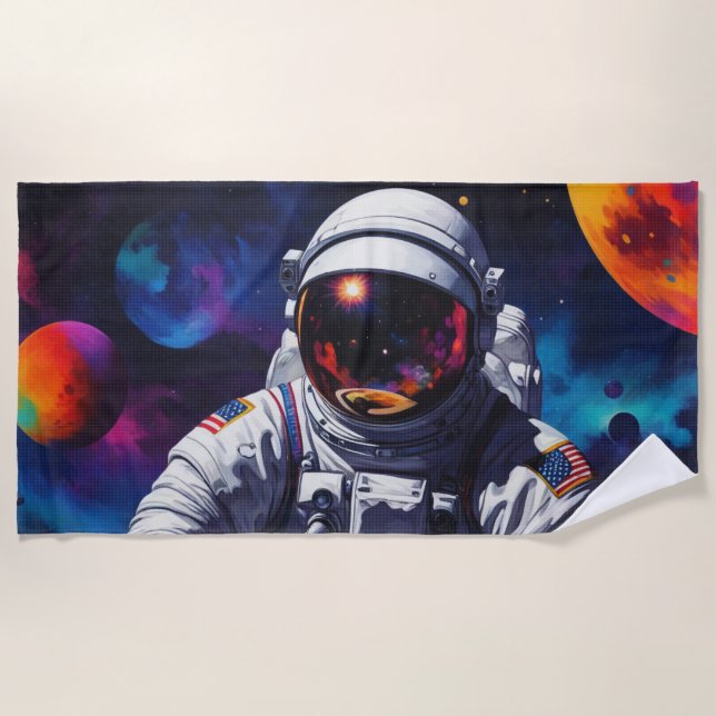 2024 SPACE ODYSSEY BEACH TOWEL (Front)
