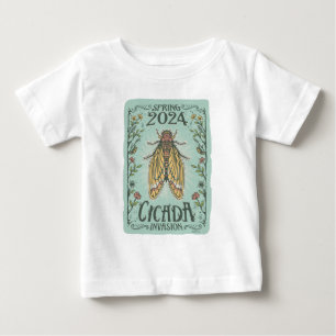 2024 Spring Cicada Invasion Baby T-Shirt