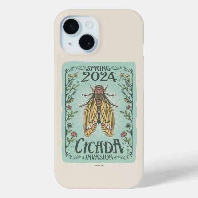 2024 Spring Cicada Invasion Case-Mate iPhone Case (Back)