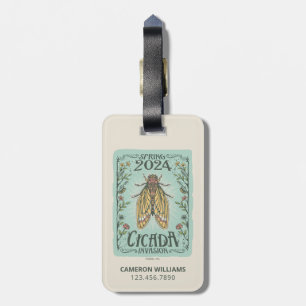 2024 Spring Cicada Invasion Luggage Tag