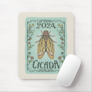 2024 Spring Cicada Invasion Mouse Mat