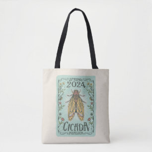 2024 Spring Cicada Invasion Tote Bag