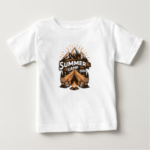 2024 Summer Camp Summer Camping Vacation Matching  Baby T-Shirt