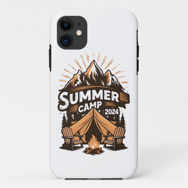 2024 Summer Camp Summer Camping Vacation Matching  Case-Mate iPhone Case (Back)
