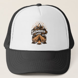 2024 Summer Camp Summer Camping Vacation Matching  Trucker Hat