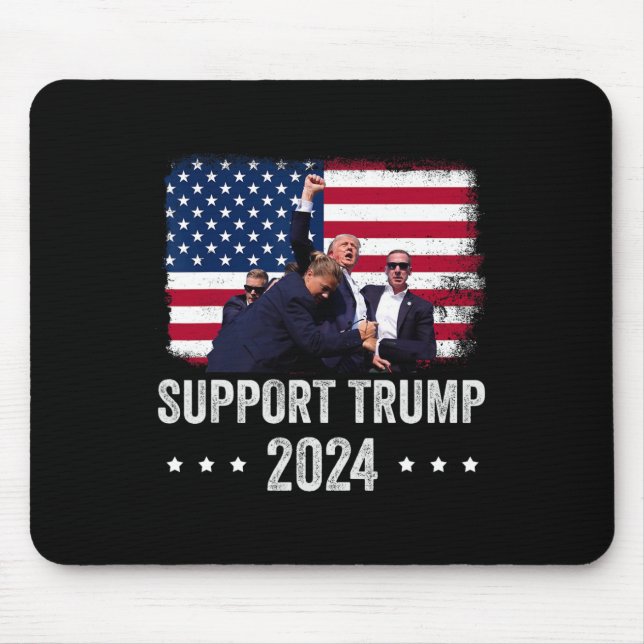 2024 - Support Trump - Pray For America  Mouse Mat (Front)