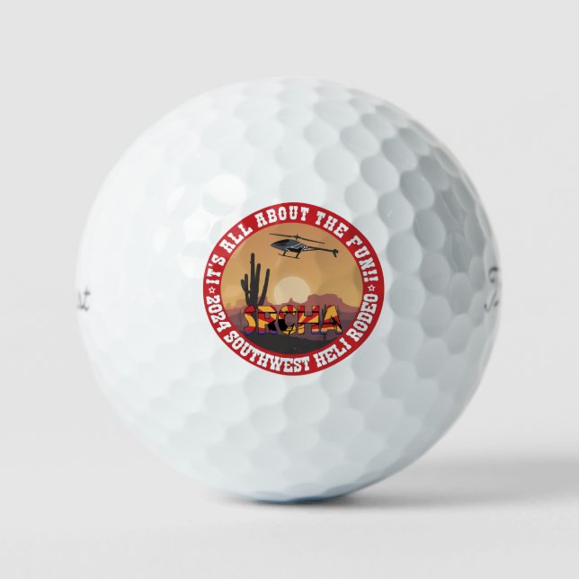 2024 SW Rodeo Golf Balls (Front)