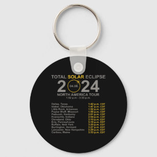 2024 Total Solar Eclipse April 8 Path Of The Eclip Key Ring