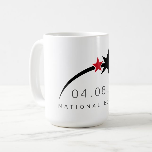 2024 Total Solar Eclipse Coffee Mug (Front Left)