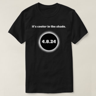 2024 Total Solar Eclipse Cooler T-Shirt