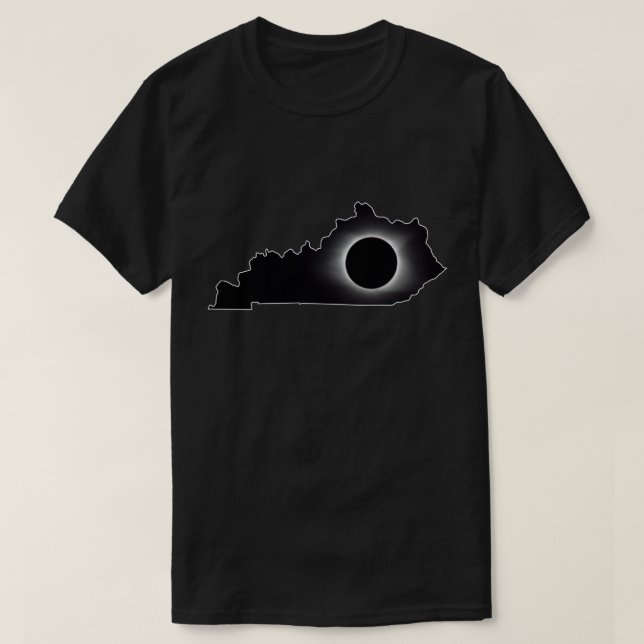 2024 Total Solar Eclipse Kentucky T-Shirt (Design Front)