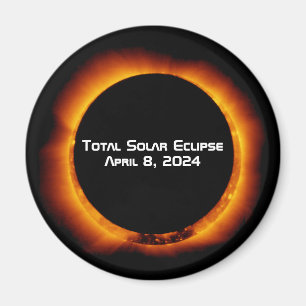 2024 Total Solar Eclipse Magnet