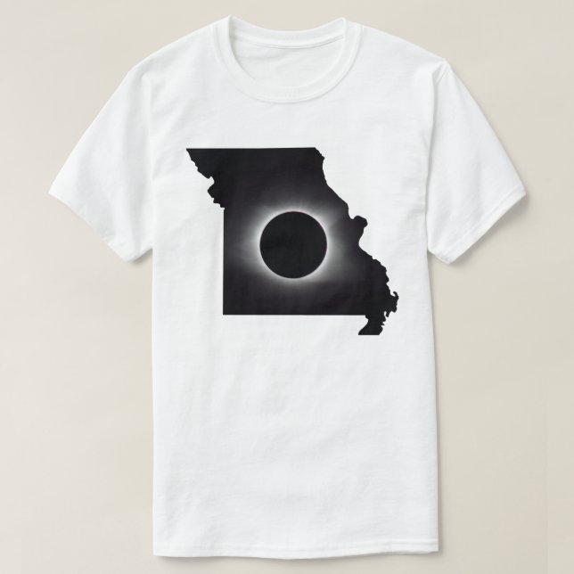 2024 Total Solar Eclipse Missouri T-Shirt (Design Front)