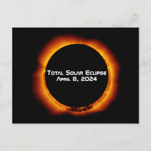 2024 Total Solar Eclipse Postcard