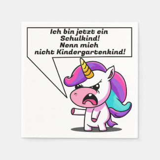 2024 training, first day of school, Einhorn Napkin