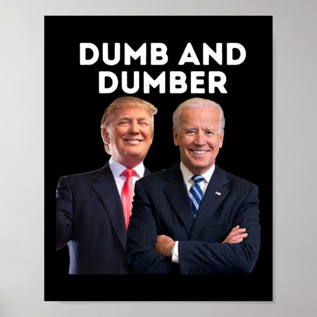 2024 Trump 2024 Election Dumb And Dumber Politics  Poster (Front)